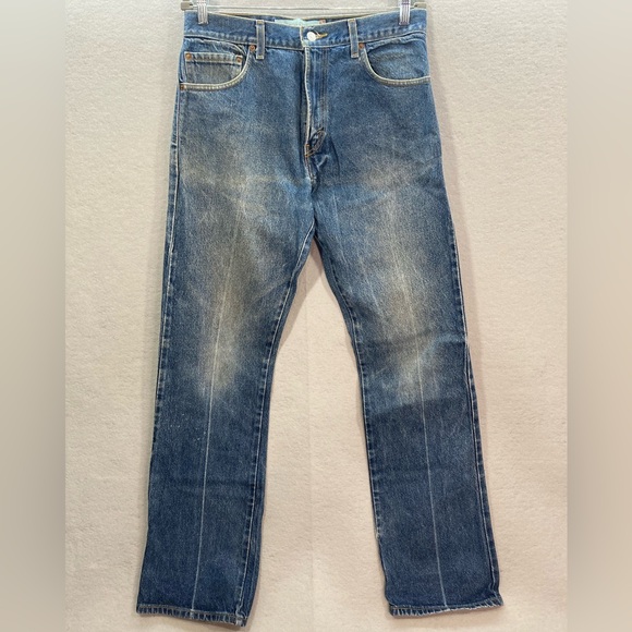 Levi's Blue Bootcut 517 Jeans 33x34 - Picture 1 of 9